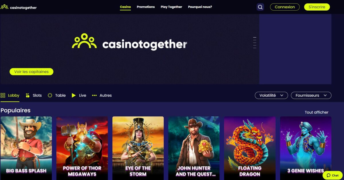 Casino Together, Fiable? application casino together Mot 2024 and Bonus 300 + 75 FS