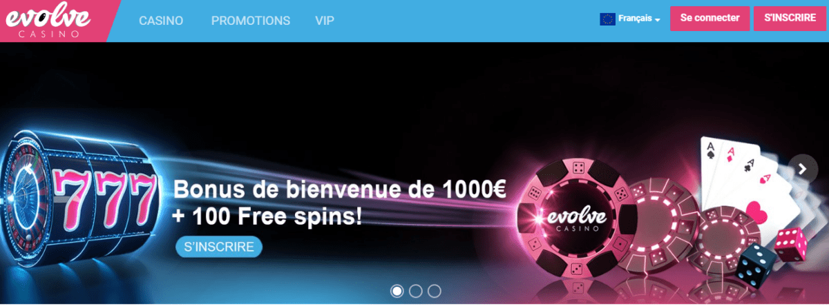 Evolve Casino regorge de machines à sous à fort potentiel